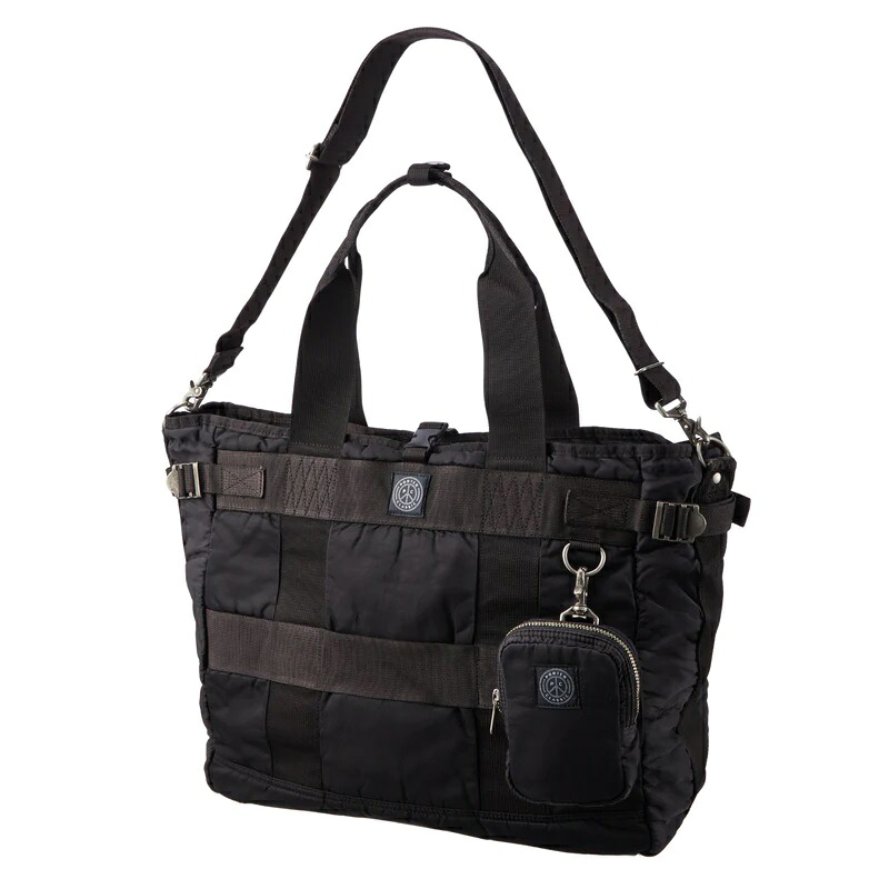 PORTER CLASSIC - SUPER NYLON TOTE BAG - BLACK