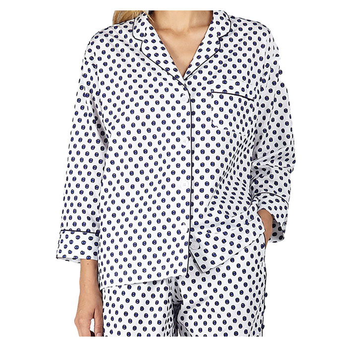 Sleepy Jones Women S Marina Pajama Shirt Large Swiss Dot Navy レディース ルームウェア スリーピージョーンズ ウーマンズ マリーナパジャマシャツ ラージ スイスドット ネイビー Relentlessvb Com