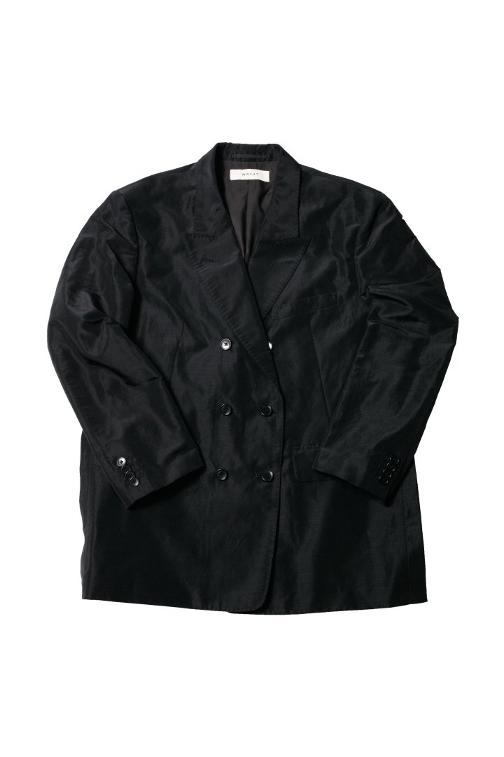 WRYHT - SIDE SLIT SWING JACKET - BLACK 47,520円