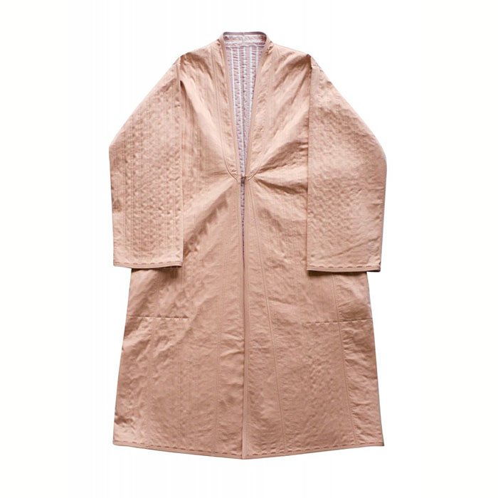 WRYHT - REVERSIVLE QUILT GAWN - CORAL｜PSC