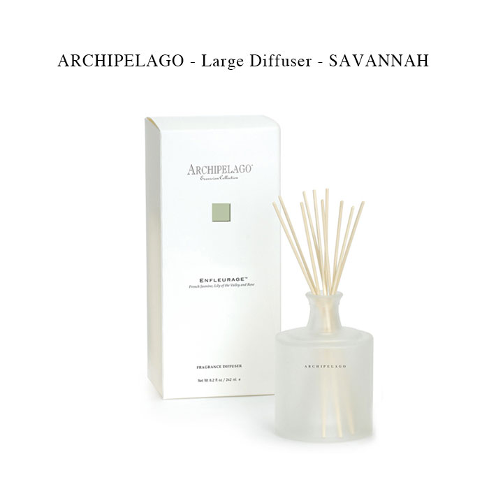 ARCHIPELAGO - Large Diffuser - SAVANNAHアーキペラゴ ラージディフューザー サバンナ 242ml ルームフレグランス 癒し リードディフューザー