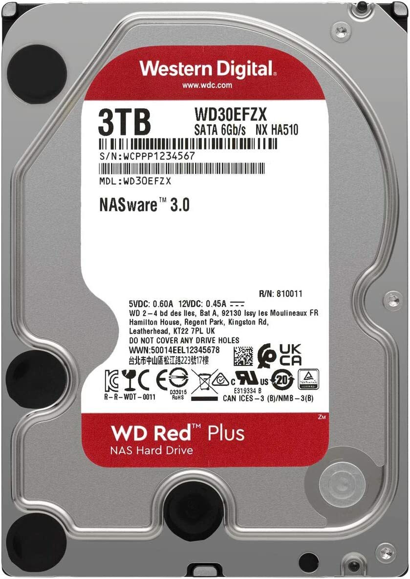 Western Digital ウエスタンデジタル 3TB WD SATA HDD キャッシュ128MB