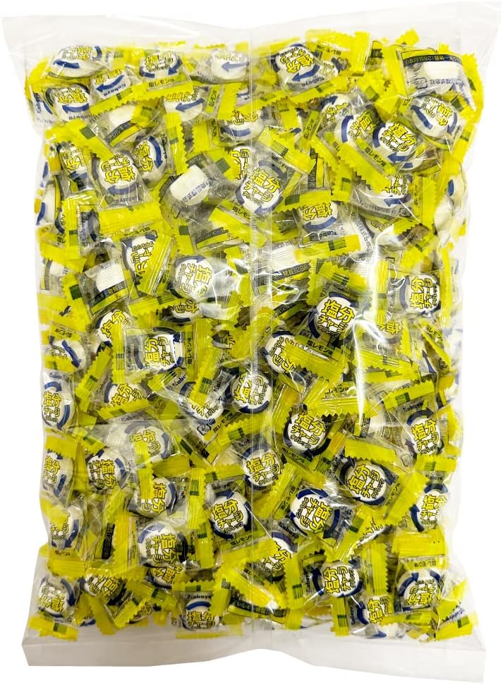 カバヤ 塩分チャージタブレッツ 塩レモン味 1kg&times;3袋セット 約1000粒 業務用 大容量 個包装 塩分補給 タブレット カリウム配合 まとめ買い｜PrimeSellerJapan 店