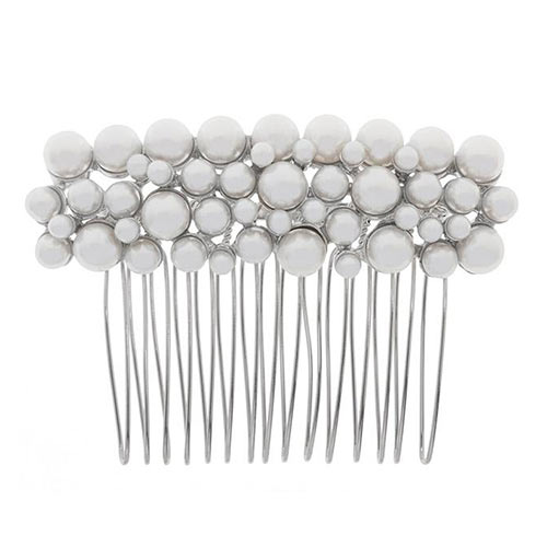 France Luxe フランス ラックス コーム パール コーム (クリーム/シルバー) レディース ヘアアクセサリー 正規品