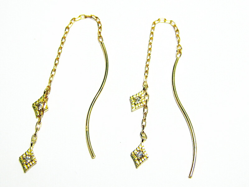 楽天市場】AHKAH アーカー K18 K10 YG エトワール フランテ ピアス