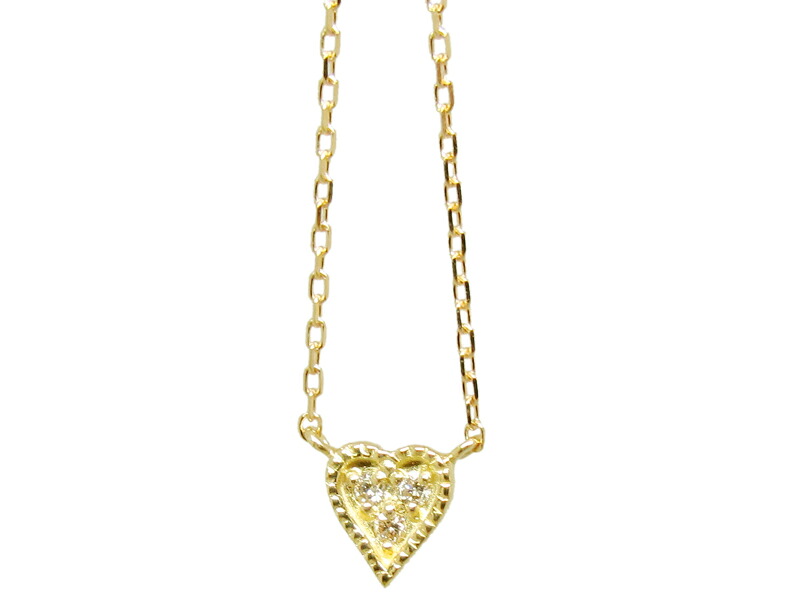 アンジェラ Angela　ネックレス 1ハートネックレス ゴールド 18k 18金 ジュエリー ブランド アクセサリー プレゼント ギフト 正規品 レディース｜ピーアンドティートレーディング