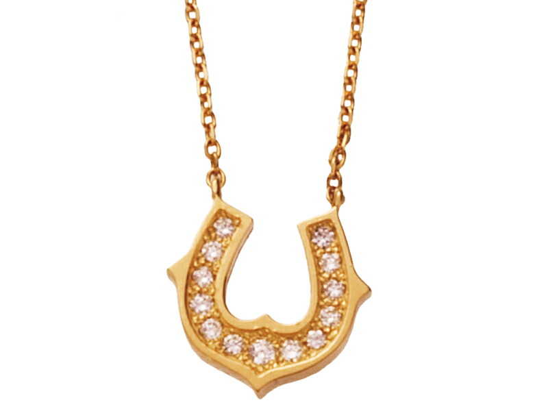 アンジェラ Angela ネックレス ラッキーホースシューネックレス ゴールド 18k 18金 ダイヤモンド ジュエリー ブランド アクセサリー プレゼント ギフト 正規品 レディース|ピーアンドティートレーディング