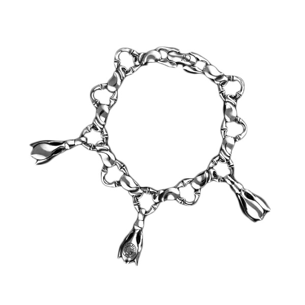 ロンワンズLONE ONES ブレスレット カレシスブレスレット(S)ウィズ3ティアーベル シルバー ジュエリー ブランド アクセサリー プレゼント ギフト 正規品 レナードカムホート レディース メンズ｜ピーアンドティートレーディング