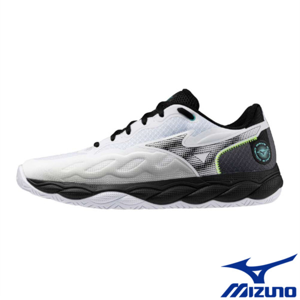 《貨物輸送無料》MIZUNO ウエーブエンフォースコート WIDE AC 61GA2430 ミズノ ユニ一発やる 庭球シューズ オール厚地の外套用