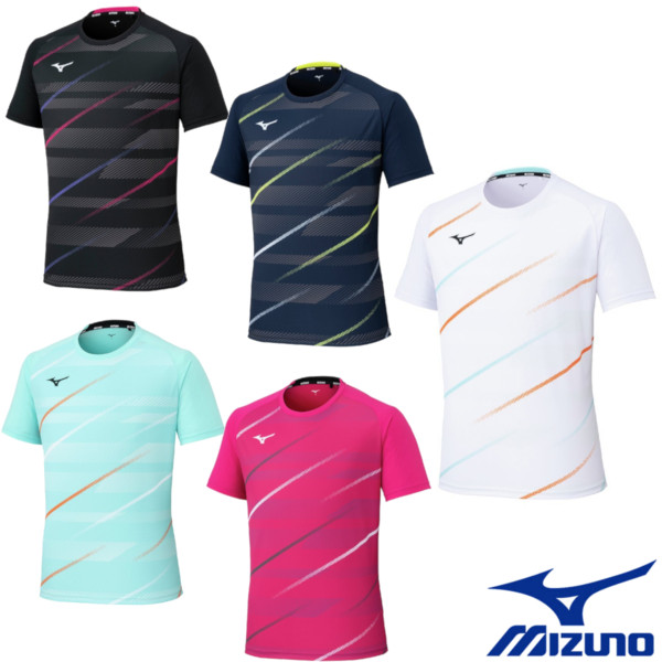MIZUNO ミズノ数量限定ウエアXLサイズ　ユニセックス バドミントン テニス 楽天市場】ミズノ Tシャツ(N-XTプリント) 62JA1Z11 ユニセックス