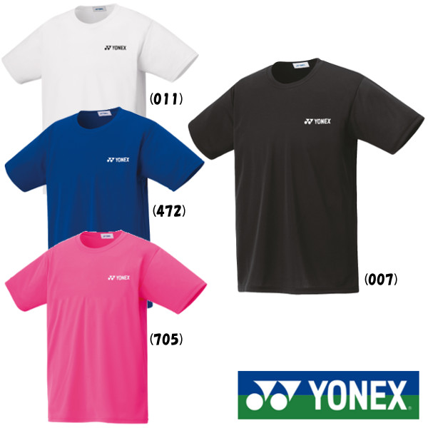 YONEX ユニセックス ドライTシャツ 16500 テニス バドミントン ウェア ヨネックス 休み