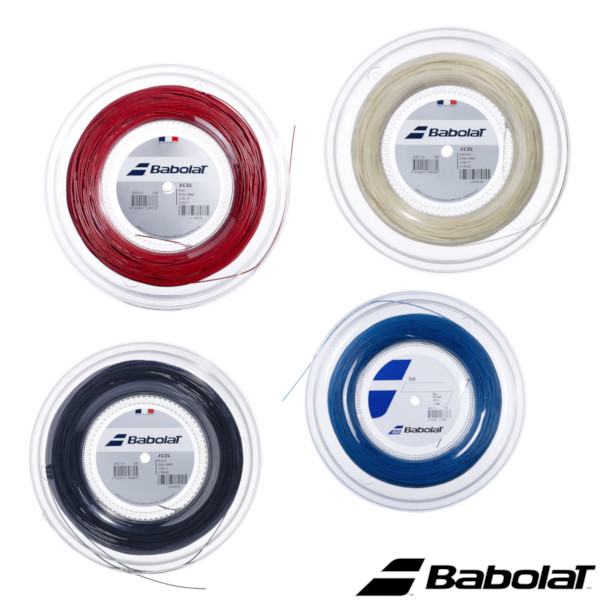 《送料無料》BabolaT エクセル 125/130 243110 ロールタイプ バボラ 硬式テニスストリング