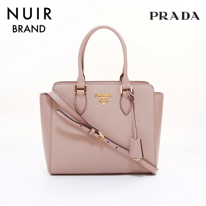☆PRADA☆プラダ☆サフィアーノ トートバッグ+ショルダー2-WAY プラダ(PRADA)プラダ サフィアーノ 2wayショルダーバッグ 2way