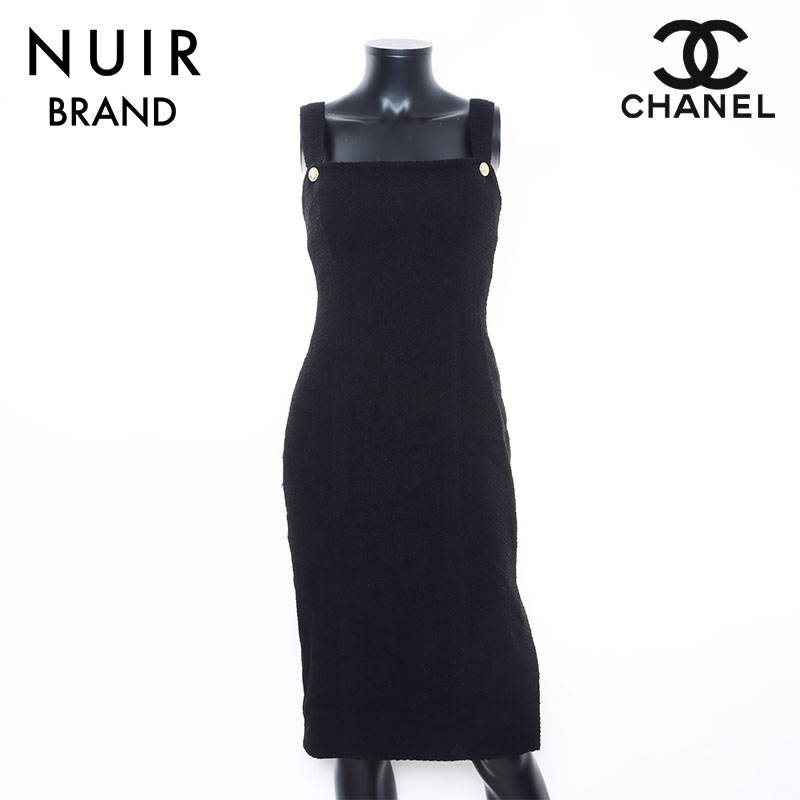 楽天市場】シャネル CHANEL カシミア混 34 2000s 半袖 ワンピース ネイビー WS8245 【中古】 : NUIR BRAND 楽天市場店