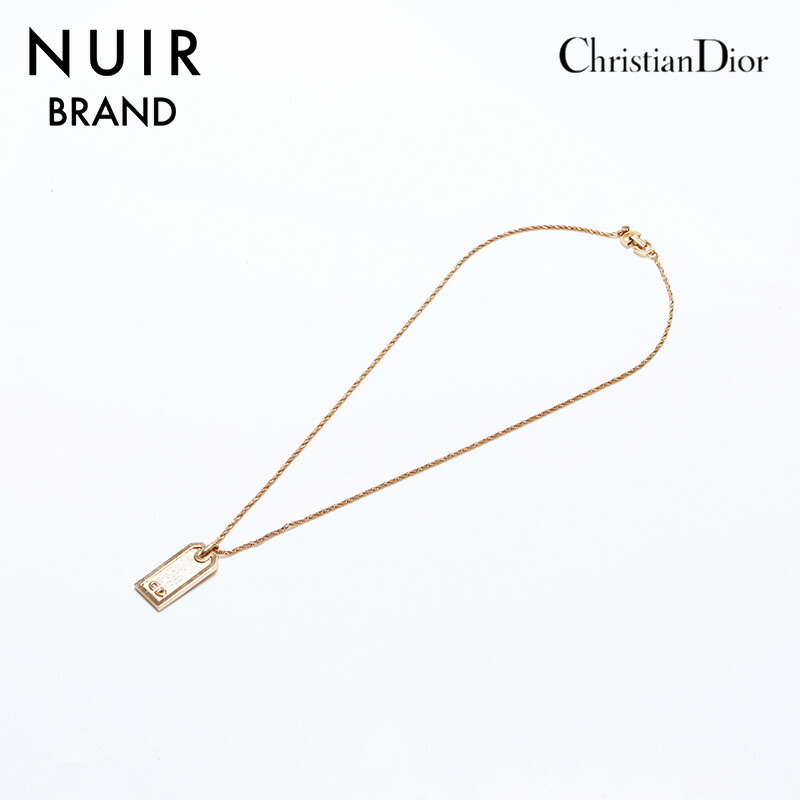 アクセサリー Christian Dior Petit CD N1155PMTCY_D301 DIOR | Petit CD ダブル ネックレス メタル & クリスタル