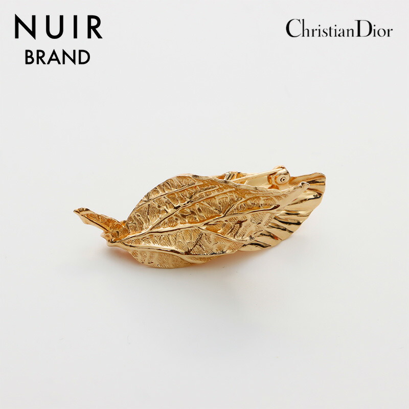 美品箱付き　Dior ディオール　リーフブローチ　ゴールド　ヴィンテージ 楽天市場】Christian Dior クリスチャンディオール ブローチ