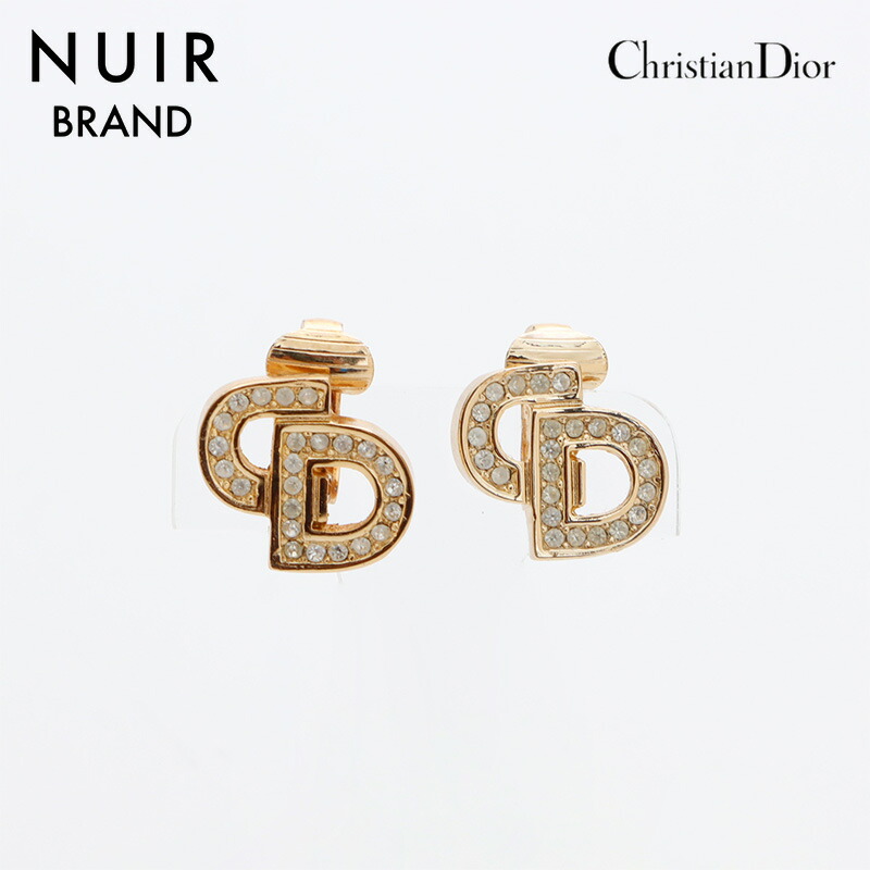 付属品有 Dior ピアス CD 金 ヴィンテージ ロゴ 亀 ビジュー 刻印あり ws9238-1.jpg