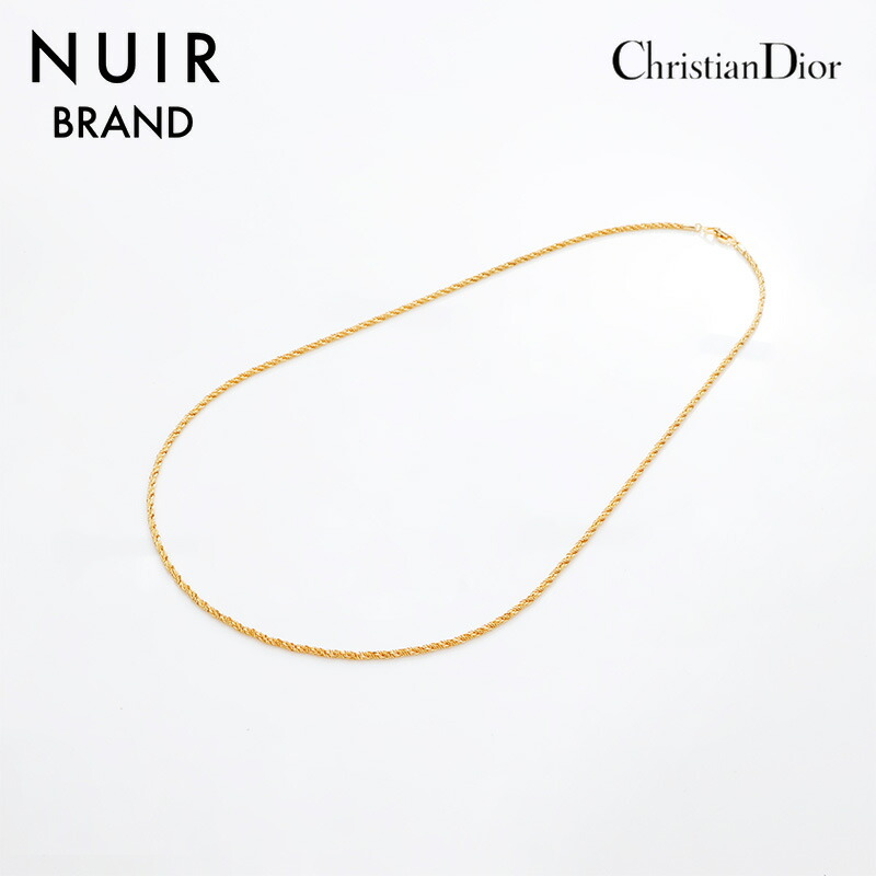 【美品】クリスチャンディオール ロゴネックレス ゴールド 楽天市場】【最大15%OFF】クリスチャンディオール Christian