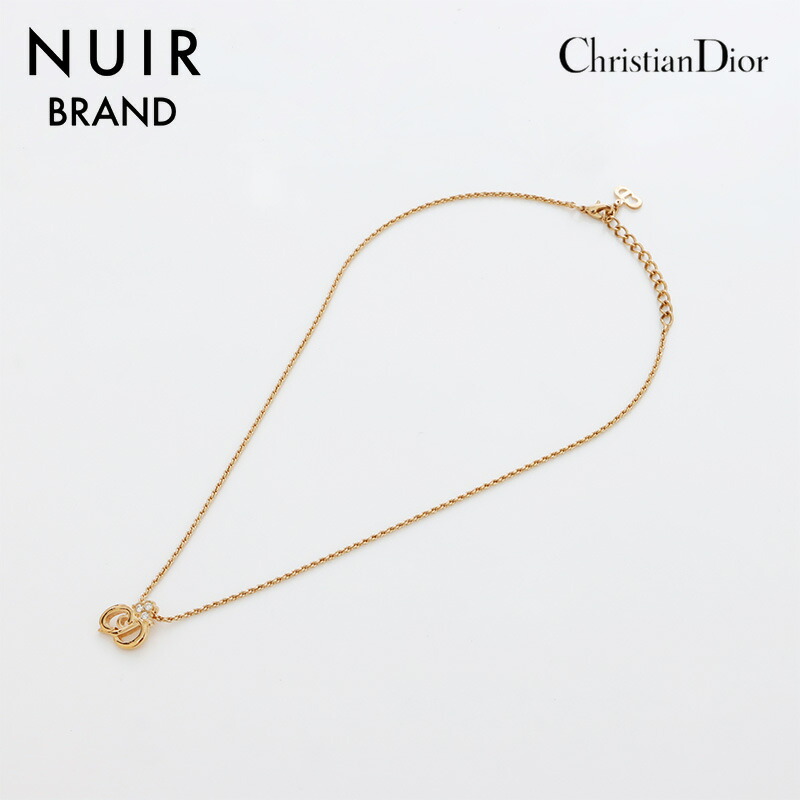 【美品】Christian Dior サークル　ネックレス　カラーラインストーン Christian Dior - クリスチャンディオール Dior ヴィンテージ