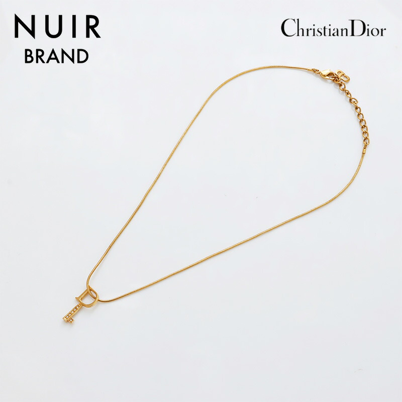 Dior ヴィンテージ ネックレス Christian Dior ディオール ヴィンテージサークルロゴネックレス