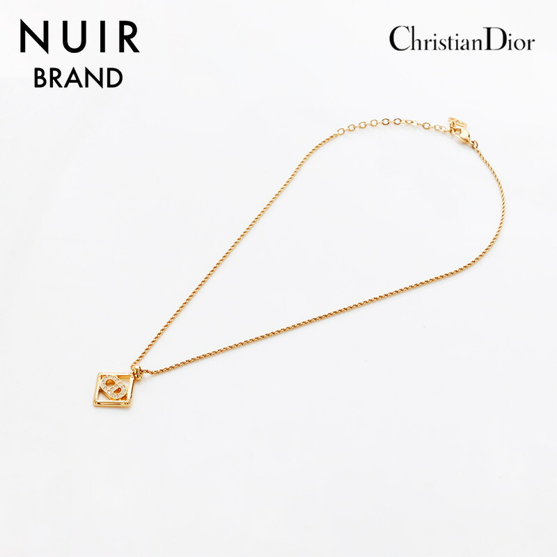 美品 ディオール ネックレス ラインストーン Vライン ゴールド ＊195 楽天市場】【中古】 Christian Dior クリスチャン・ディオール