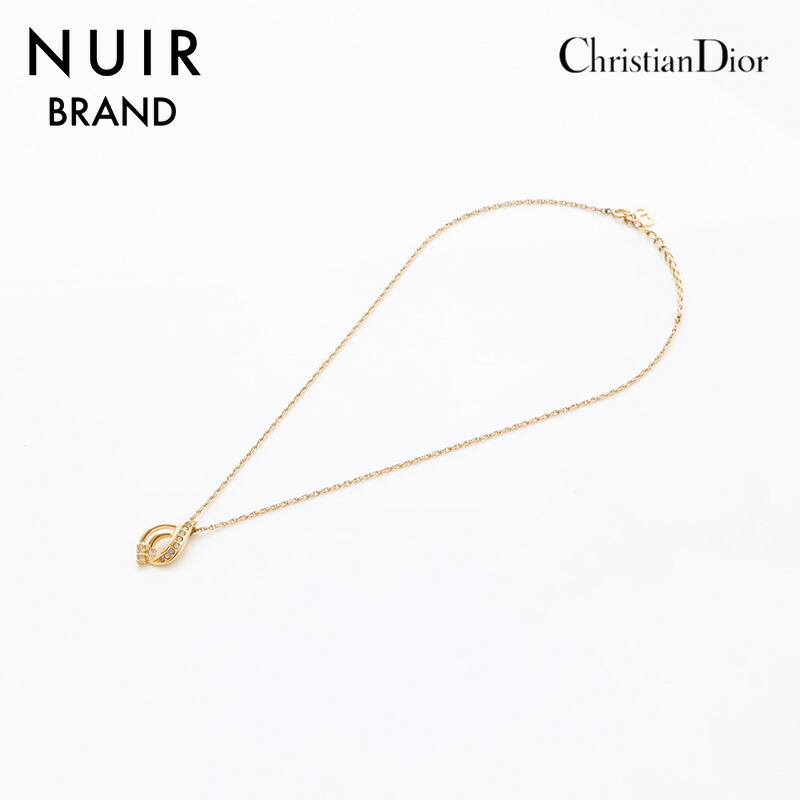美品 Dior クリスチャンディオール CD ロゴ ストーン ゴールドネックレス 楽天市場】クリスチャンディオール Christian Dior CDロゴ ライン