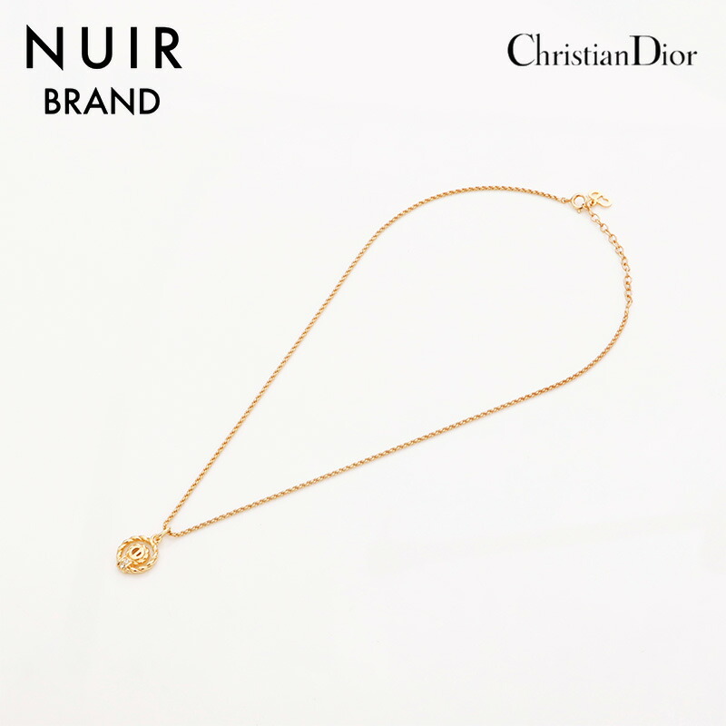 極美品✨ディオール ネックレス 2連チェーン ビーズ ラインストーン 楽天市場】クリスチャンディオール Christian Dior ラインストーン CD