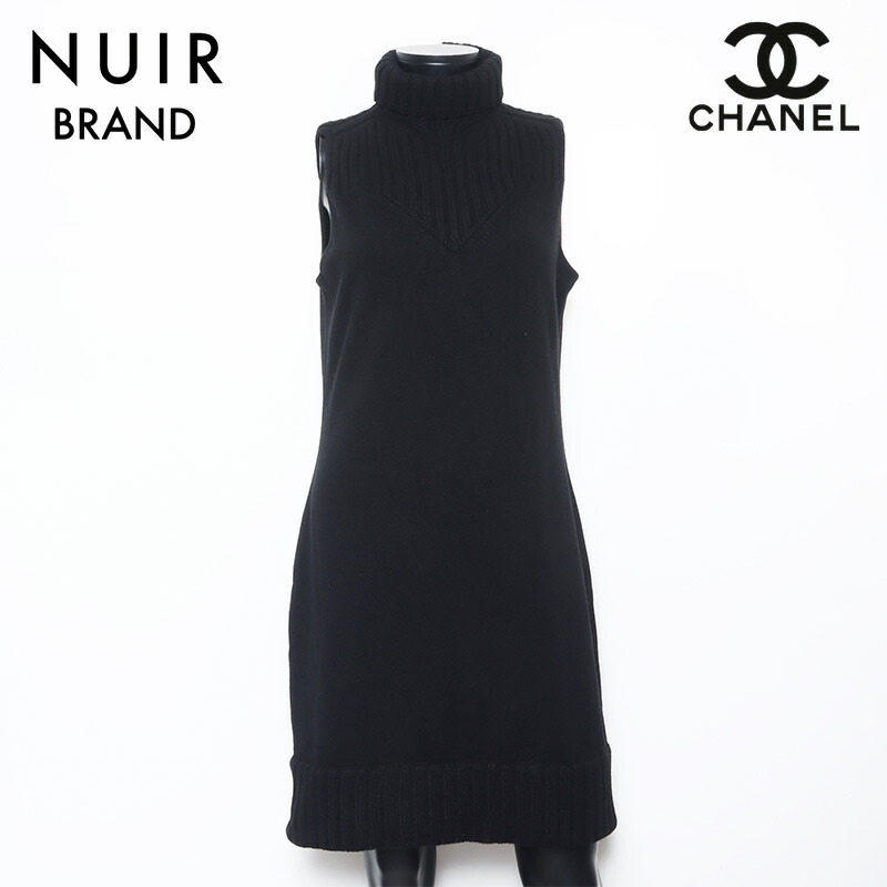 極美品✨CHANEL ツイード ワンピース ココマーク 18P 黒 白 38 M 67a4d5a29882c.webp