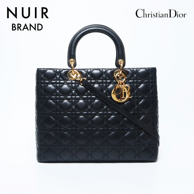 Christian Dior レディディオール　カナージュ ラムスキン　バッグ DIOR | Lady Dior バッグ ミディアム カナージュ ラムスキン