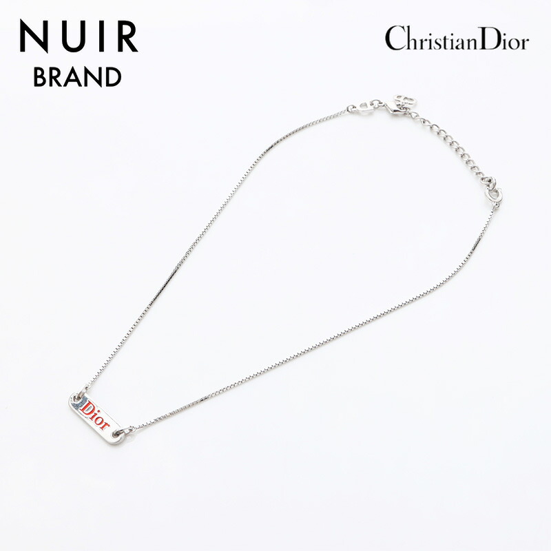 クリスチャンディオール　Dior　シルバーネックレス　アクセサリー　パール　ロゴ 楽天市場】クリスチャンディオール Christian Dior シルバー