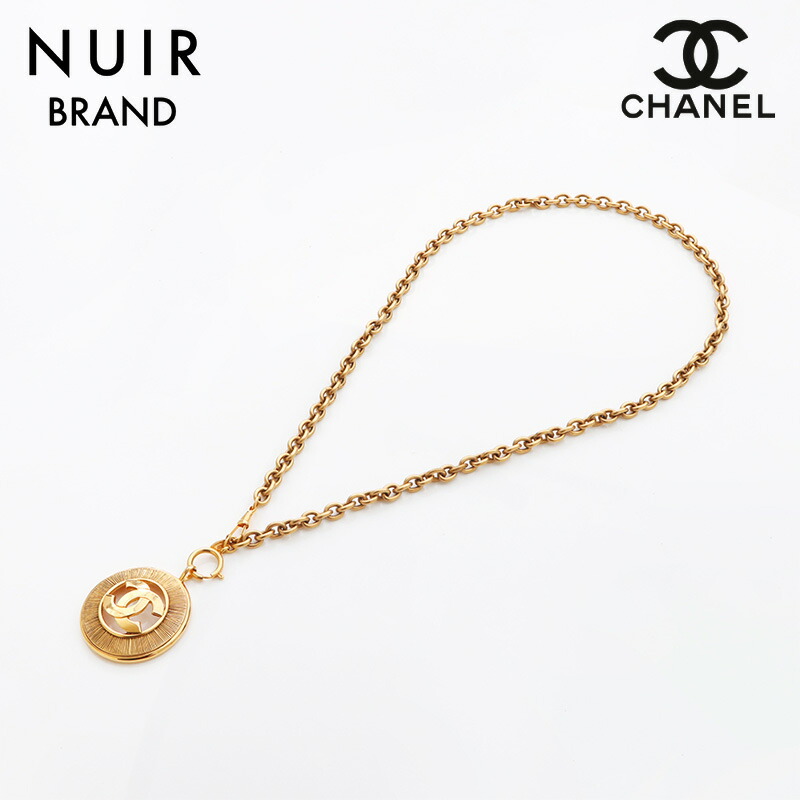 楽天市場】シャネル CHANEL 1990年代 ロゴ チェーン ラウンド