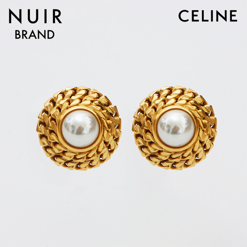 楽天市場】CELINE セリーヌ ピアス PERLS EARRINGS 460TZ6PRB