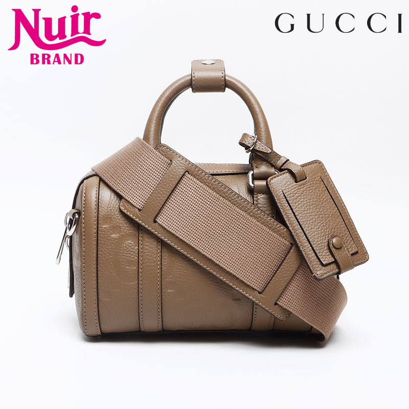 極美品　GUCCI グッチバンブーレザーミニボストン　2way ショルダーバッグ 極美品 GUCCI グッチ バンブーミニ ハンドバッグ ショルダー