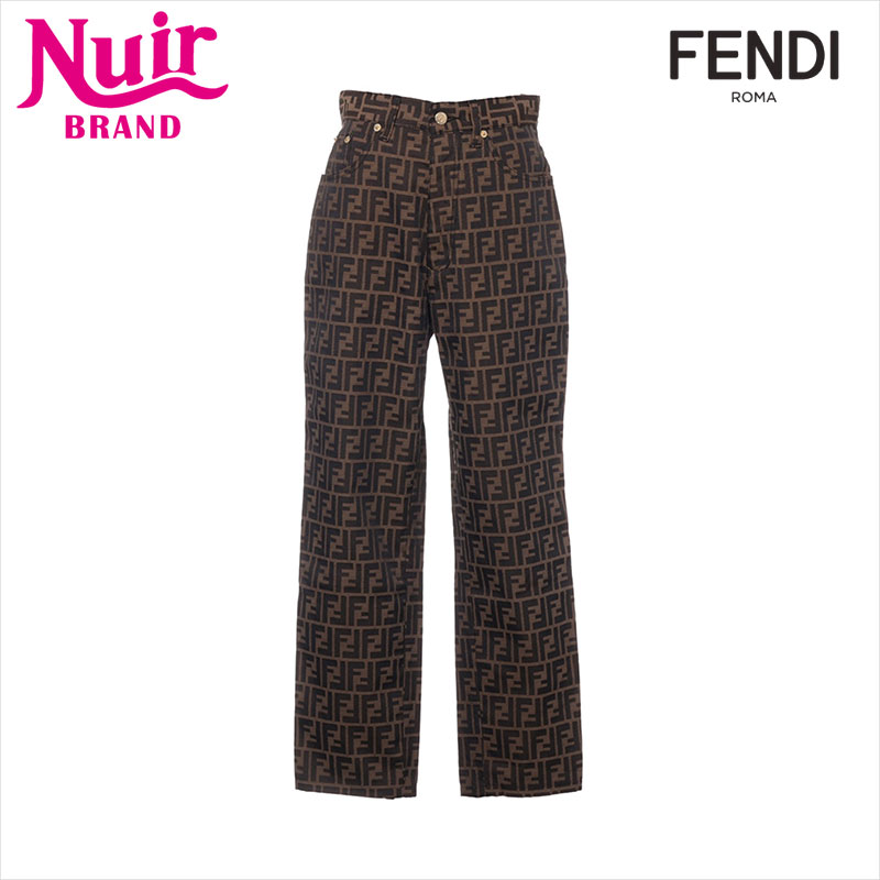 美品　FENDI フェンディ　ロゴ　ズボン　コットン 楽天市場】フェンディ FENDI レディース パンツ ボトムス ロゴ