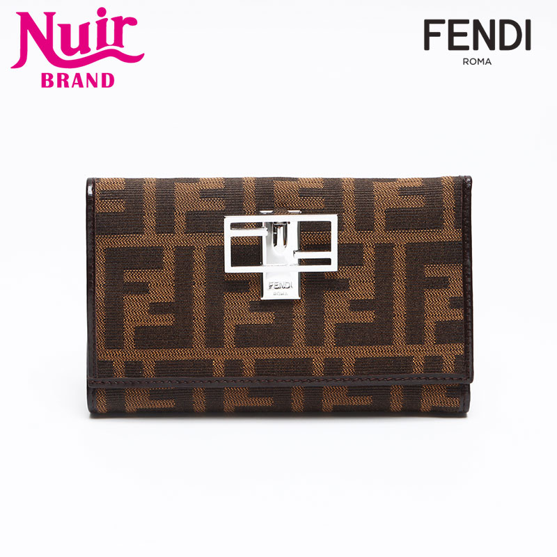 楽天市場】FENDI フェンディ ダイアゴナル ズッカ柄 コンパクト