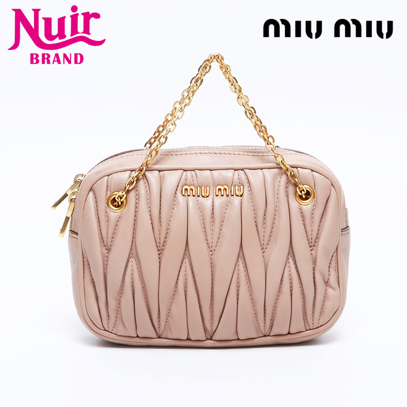 楽天市場】【バッグ】Miu Miu ミュウ ミュウ セミショルダー ワン