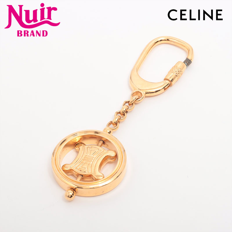 楽天市場】セリーヌ CELINE キーリング マカダム ゴールドx