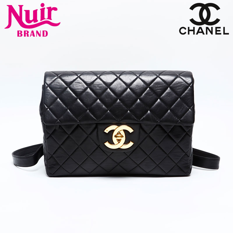 【ポイント最大47倍！全商品10%OFF!4/17 09:59まで】シャネル CHANEL 3番台 1994-1999 ラムスキン マトラッセ リュック・デイパック ブラック WS20113 【中古】