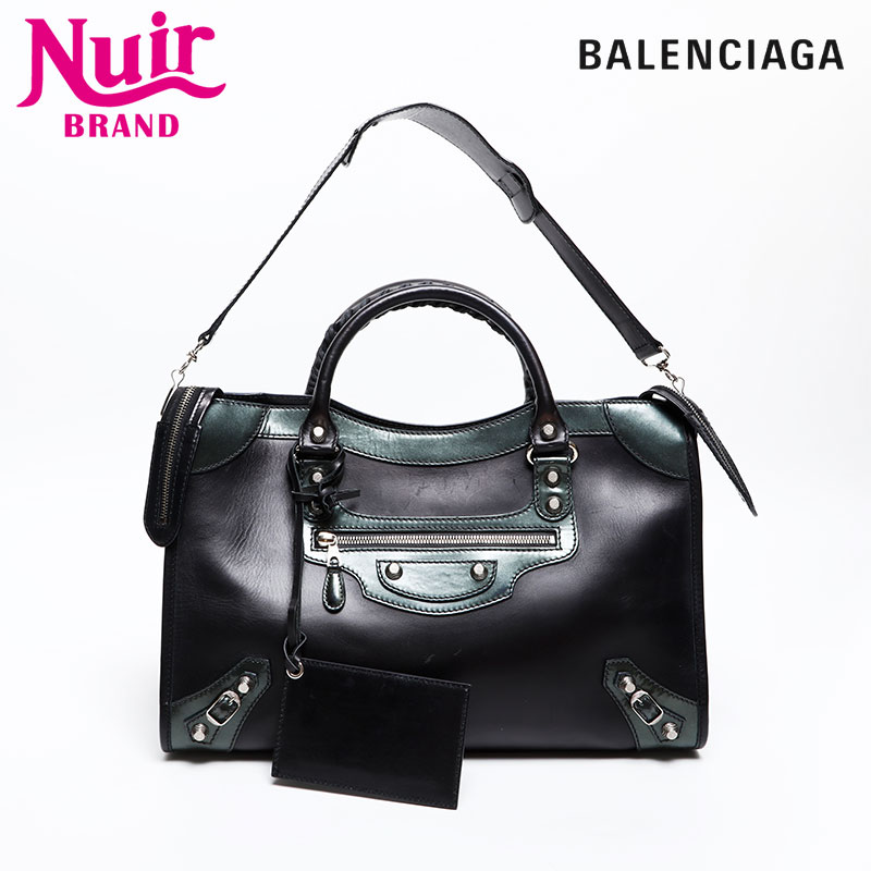 バレンシアガ ジャイアント サンデー トートバッグ ミラー付き レザー ネイビー 楽天市場】BALENCIAGA(バレンシアガ）ジャイアントサンデー トート