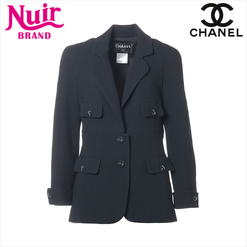 楽天市場】シャネル ココマーク ツイード テーラードジャケット