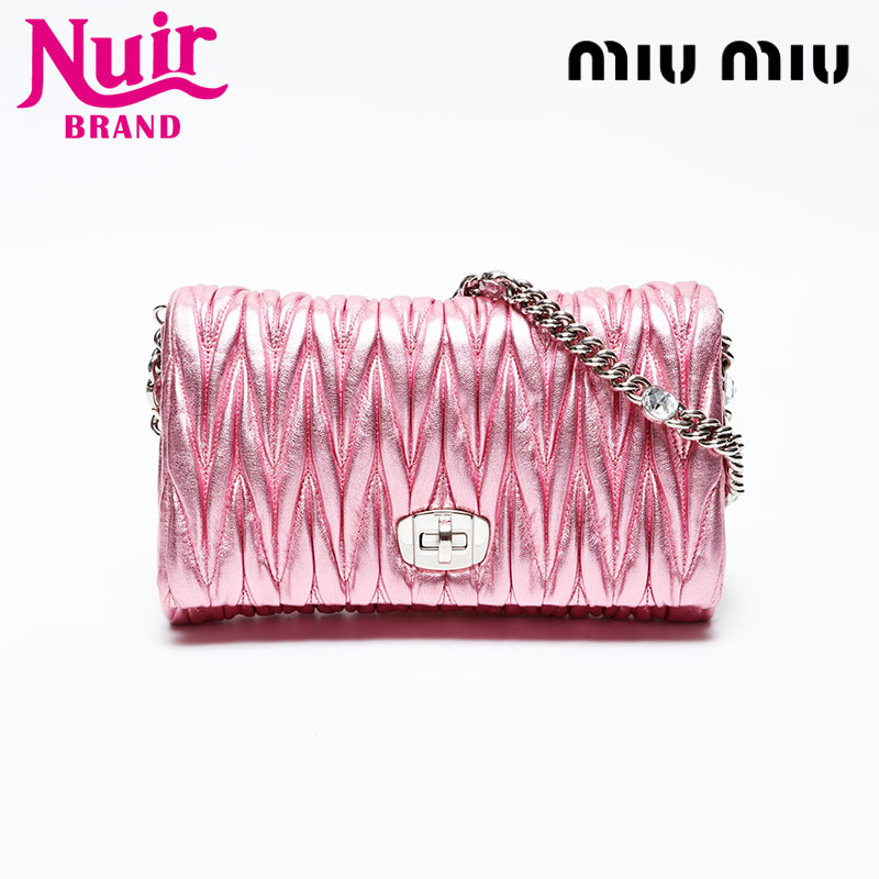 楽天市場】【美品】ミュウミュウ 【MIUMIU】 ナッパ クリスタル 2WAY