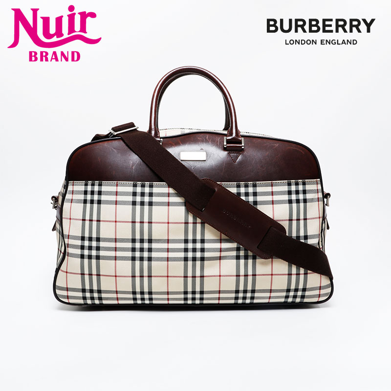 楽天市場】【バッグ】BURBERRY バーバリー ボストンバッグ