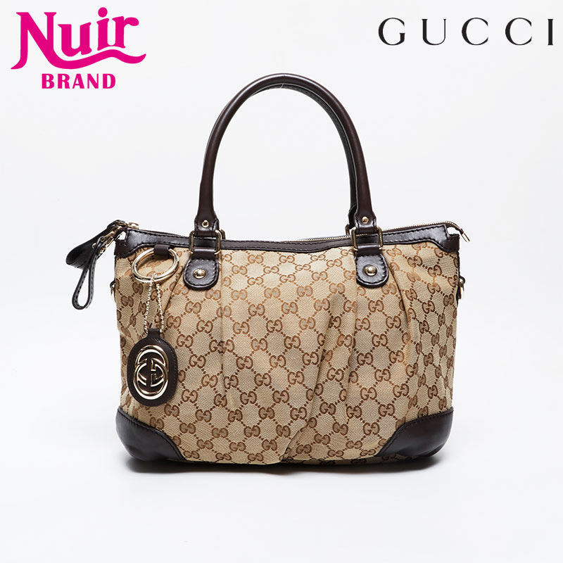GUCCI グッチ ハンドバッグ スーキー GGキャンバス×レザー ベージュ 楽天市場】【バッグ】GUCCI グッチ スーキー GGキャンバス