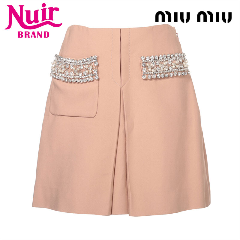 楽天市場】【ミュウミュウ】Miu Miu 24SS プリーツスカート バージン