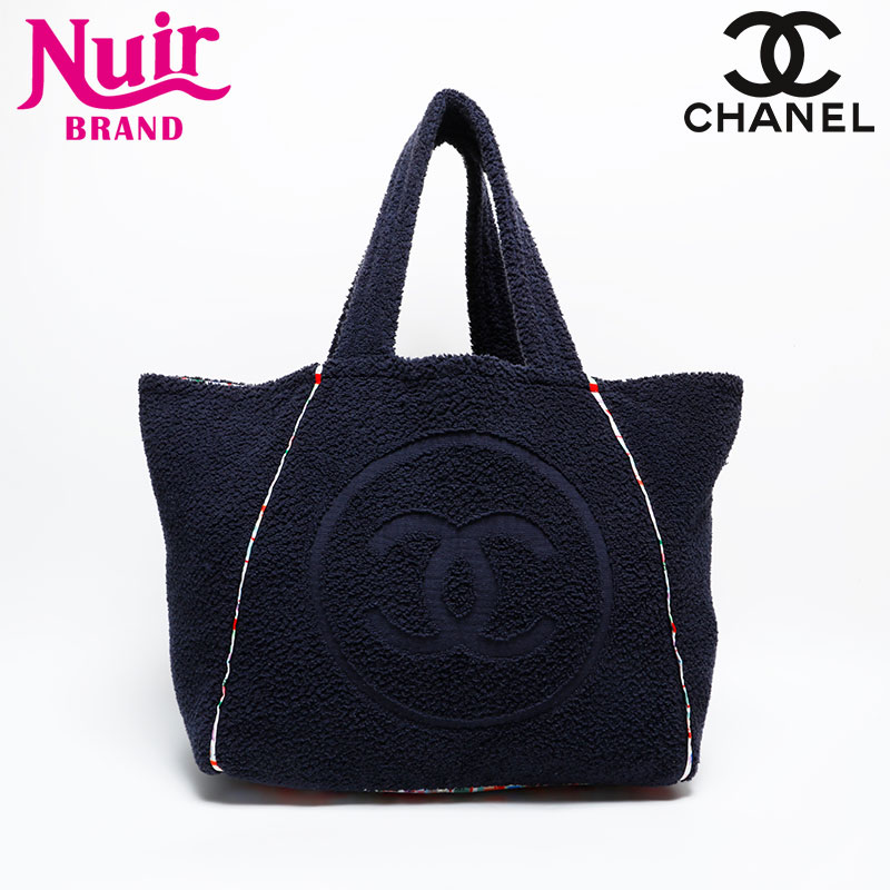 美品 CHANELトートバッグ スポーツシャネル ブルー 12470775_1.jpg