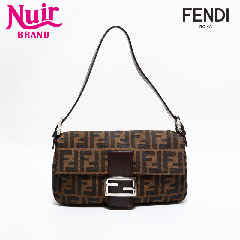 フェンディ　ズッカ　キャンバス　マンマバケット　ショルダーバッグ　ブラウン 楽天市場】FENDI□ マンマバケット ズッカ キャンバス ブラウン