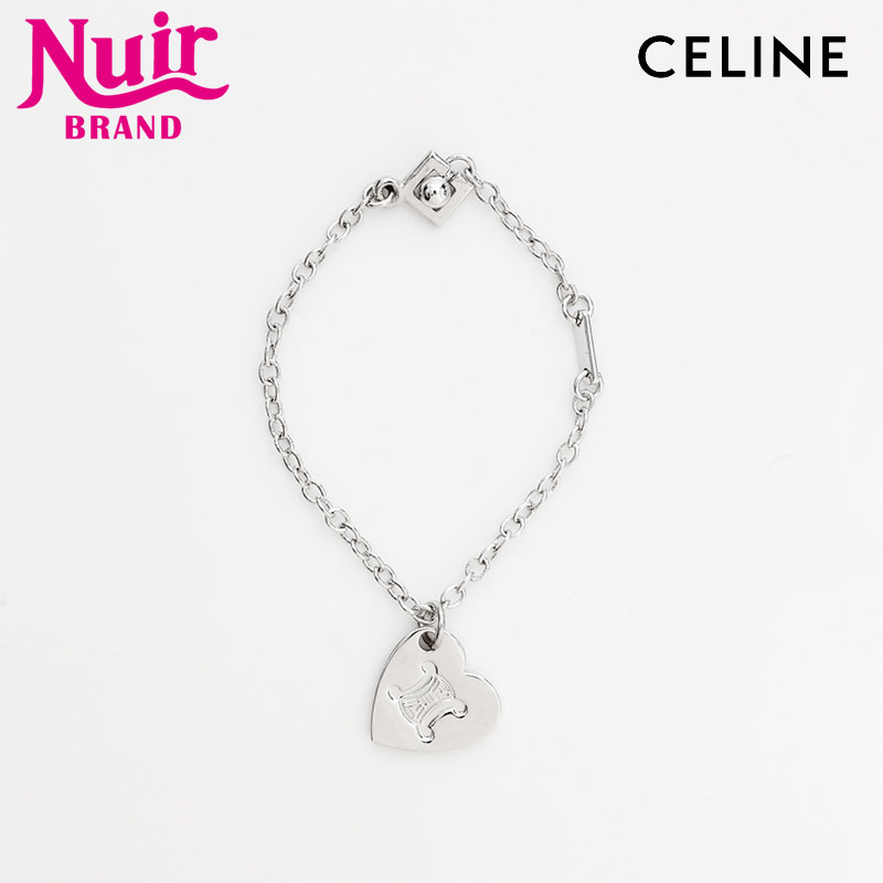 楽天市場】CELINE セリーヌ ブラゾン ロゴ ブレスレット バングル