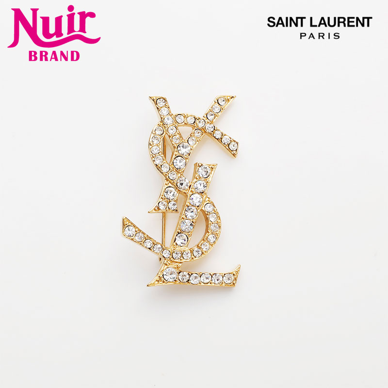 楽天市場】イヴ・サンローラン YVES SAINT LAURENT YSL ロゴ ブローチ