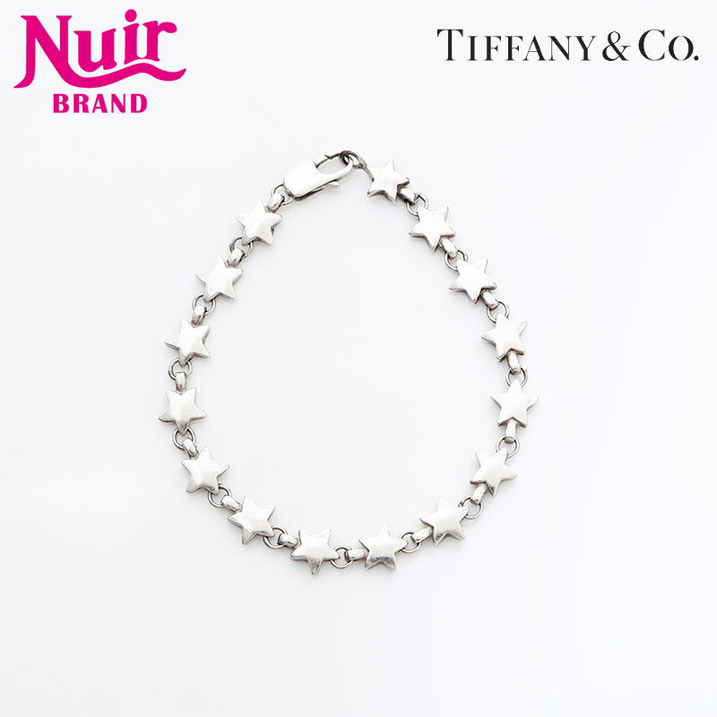 ティファニーTIFFANY & Co パフスターブレスレット　SV925 ティファニー パフスター ブレスレット SV925 星型ブレスレット