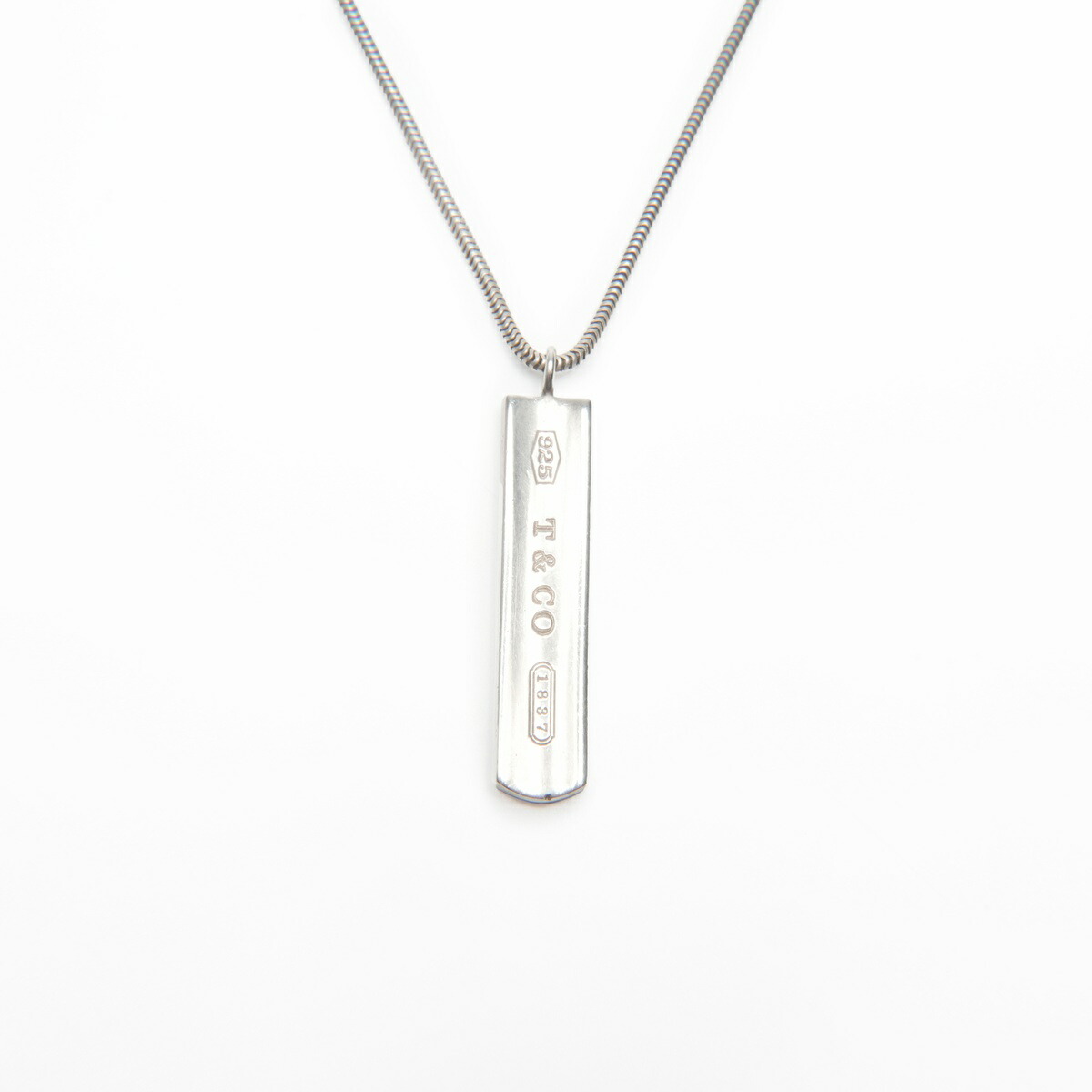 楽天市場】ティファニー Tiffany & Co. ネックレス バー ドロップ ロゴ